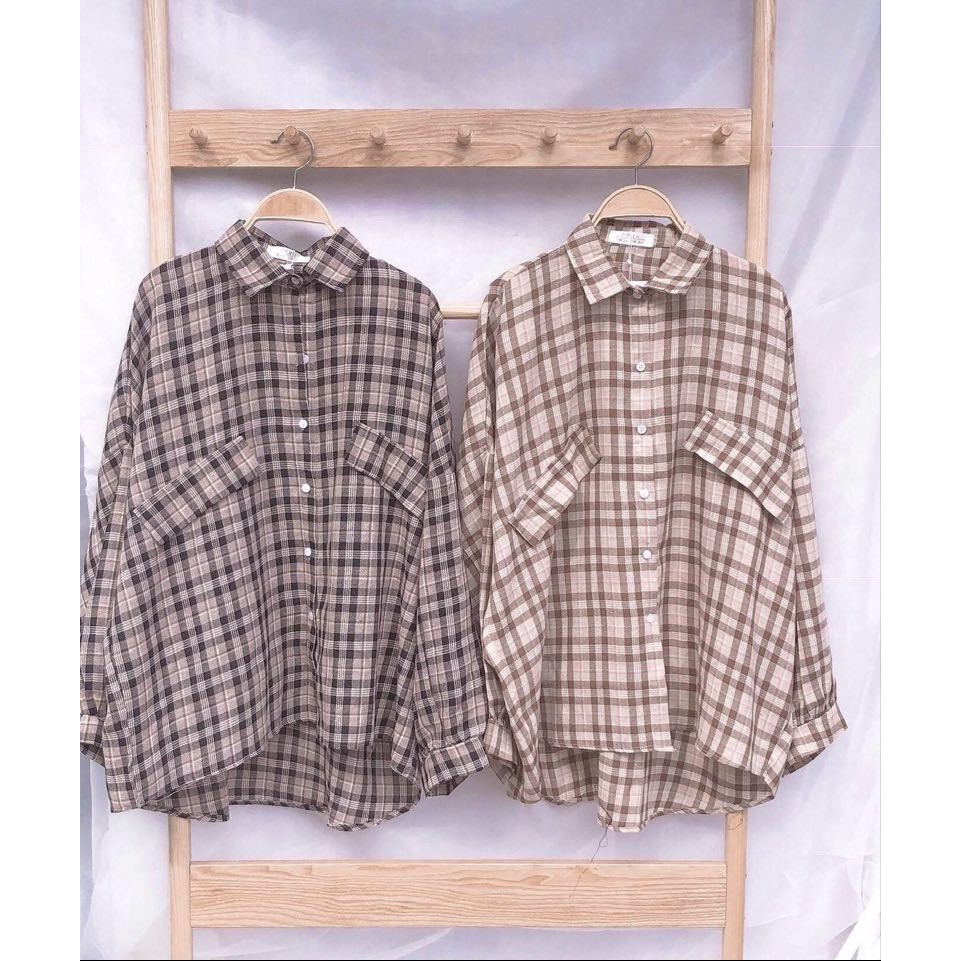 Sơ mi tay bồng ulzzang( ảnh thật/sẵn)
