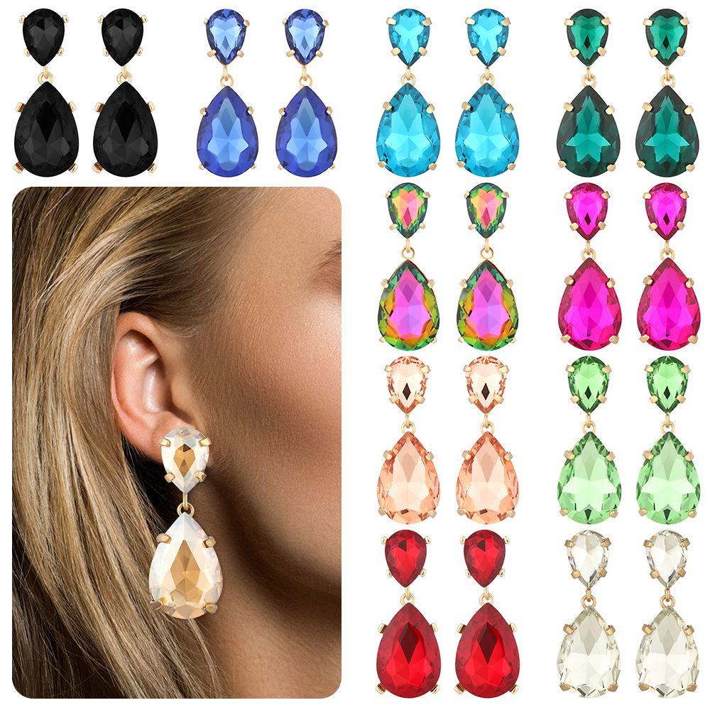 Bông Tai Dáng Dài Thiết Kế Sang Trọng Thời Trang Cho Nữ