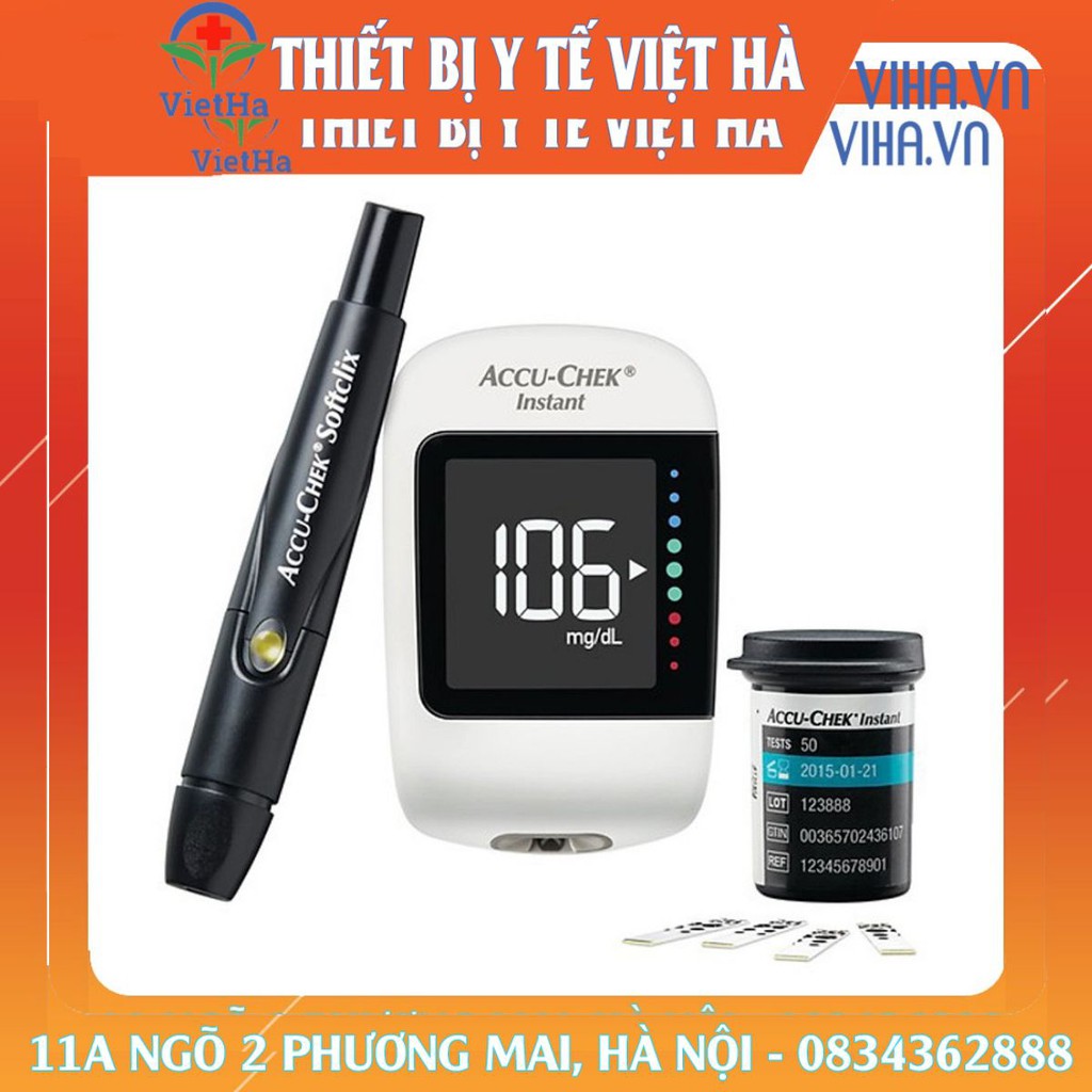 Máy đo đường huyết- Accu-Chek- Instant thế hệ mới