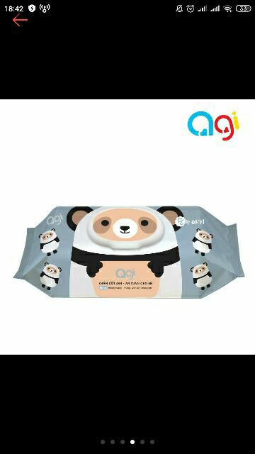 Khăn ướt agi 80 tờ ( không mùi )