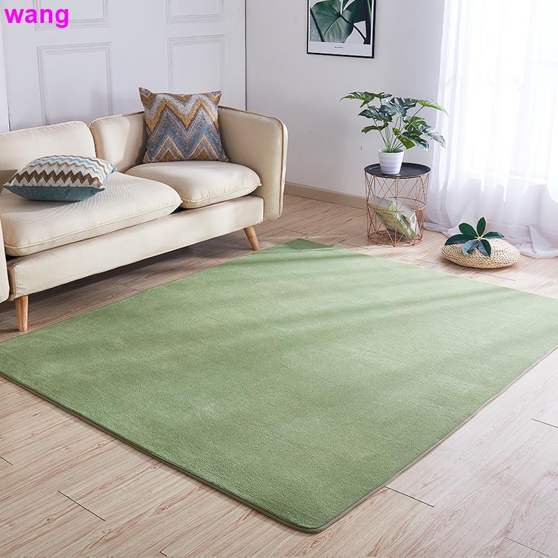 Nordic coffee table mat ins bedroom full shop simple modern pure color home living room tatami light blue carpet