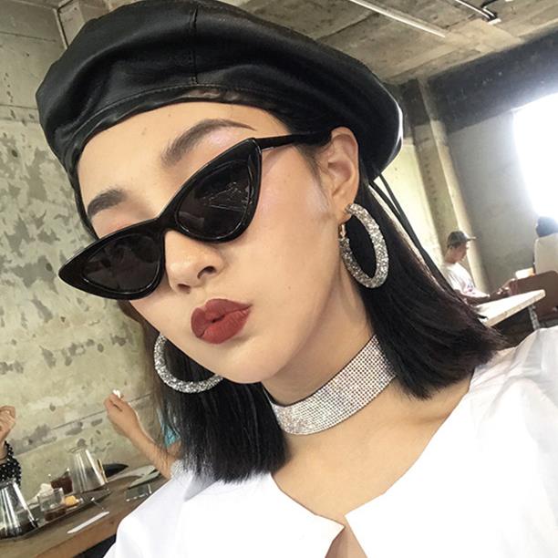 Kính Mát Mắt Mèo Thời Trang Phong Cách Âu Mỹ Harajuku Cho Nữ