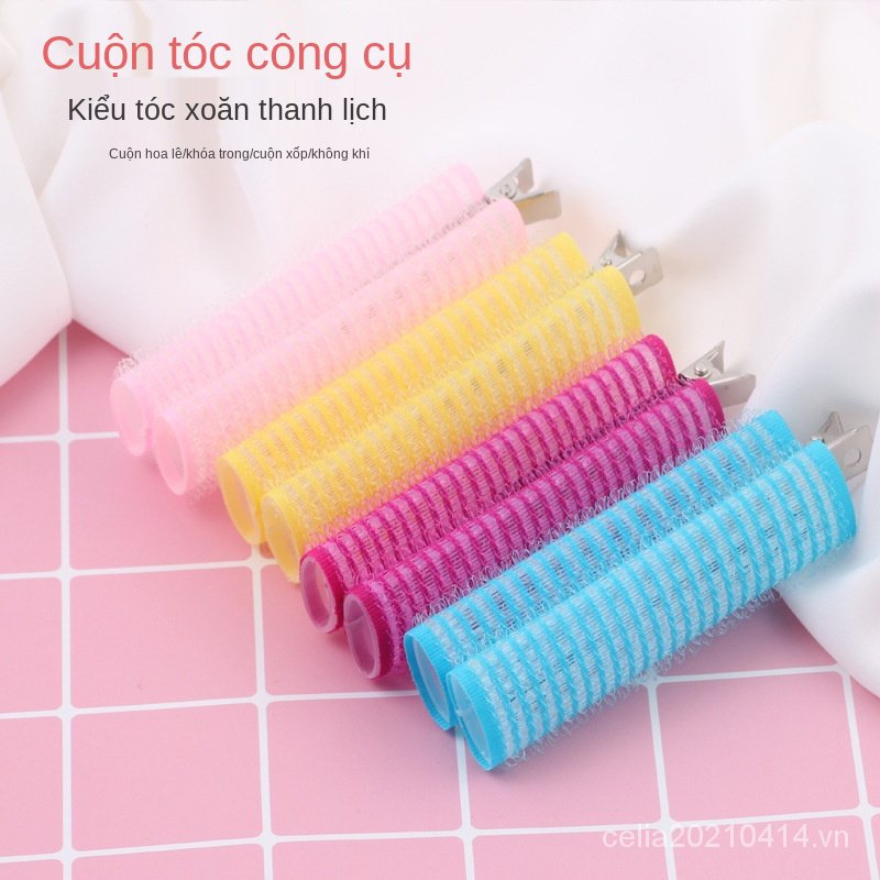 Fringe Curls Lazy Self-Adhesive Hair Curler Fluffy Hair Curler Wavy Curly Hair Clip