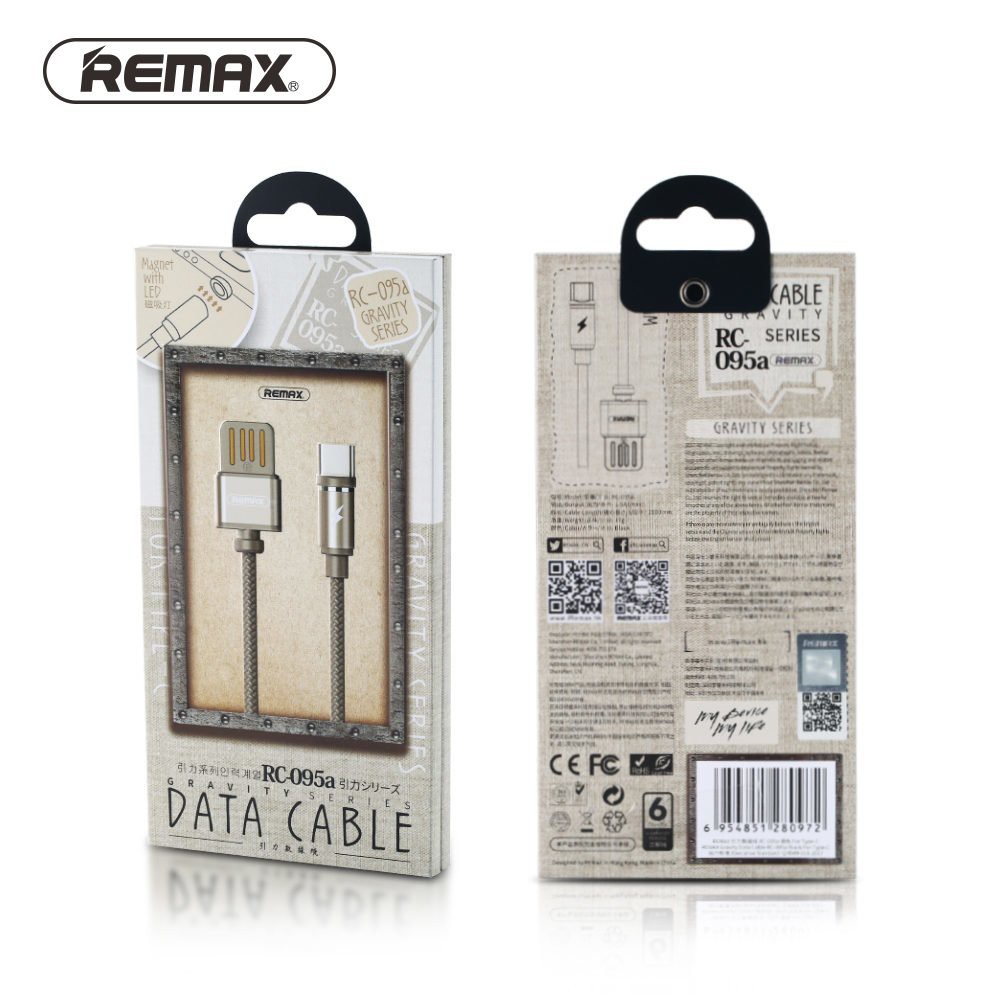 CÁP SẠC REMAX RC- 095M - MICRO USB - NAM CHÂM