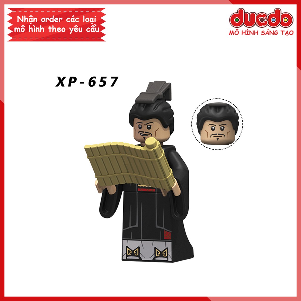 Minifigures lính Tần vương Tần Thủy Hoàng - Đồ chơi Lắp ghép Xếp hình Mini trung cổ Koruit KT1088