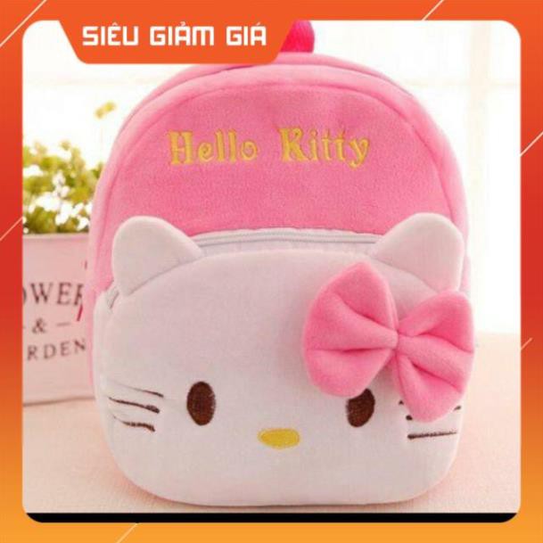 Sale sốc -  Balo nhung cho Bé học Mẫu Giáo (Ba Lô Hình Thú Đẹp Dễ Thương Đáng Yêu) - (HCM)