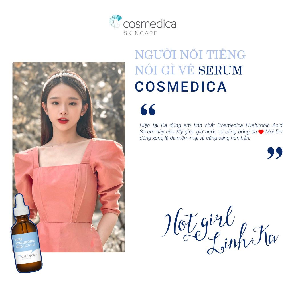 Serum dưỡng ẩm Cosmedica Cares Pure Hyaluronic Acid Serum 60ml