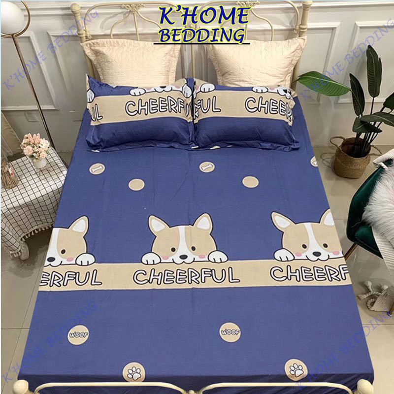 Bộ ga gối poly cotton , drap ga gối cotton | BigBuy360 - bigbuy360.vn