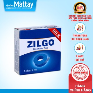 Băng keo lụa Zilgo Silk Tape 1.25cmx5m nhỏ ( Mát Tay )