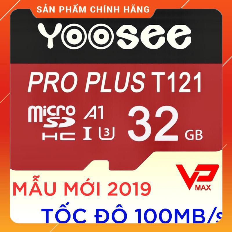 Thẻ nhớ Yoosee 32Gb 16Gb u3 100Mb