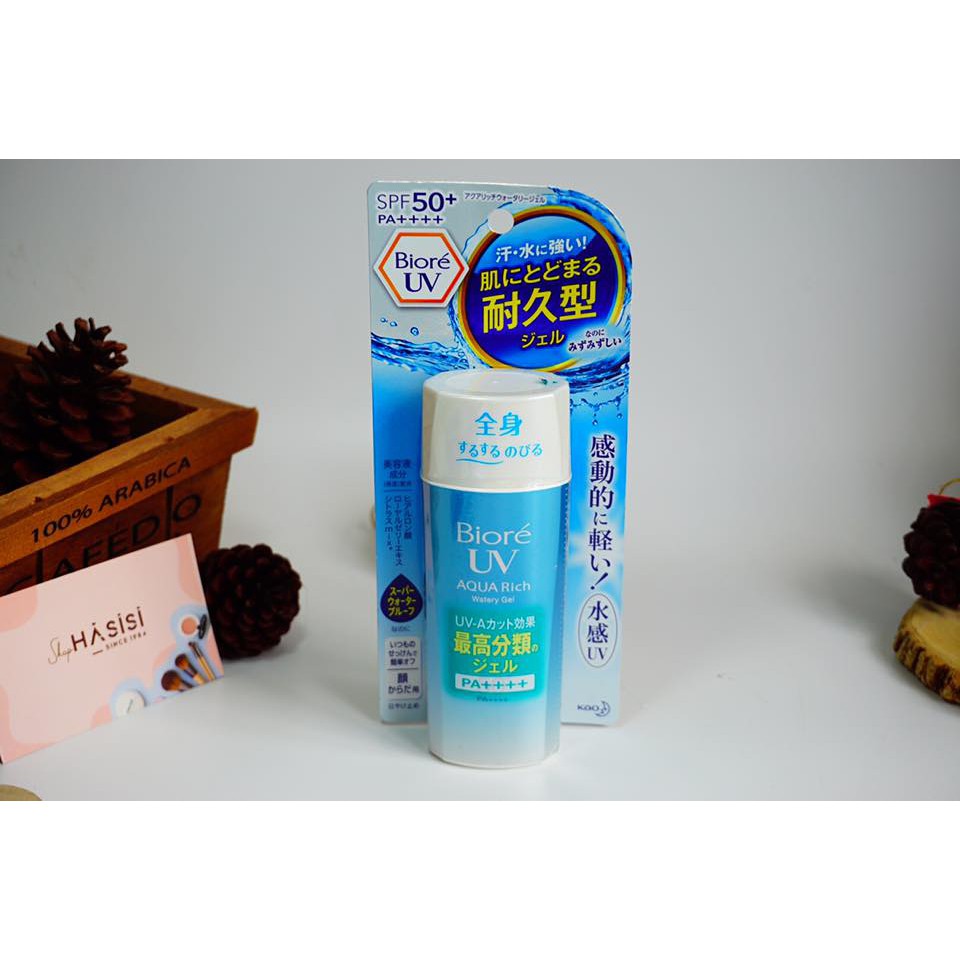 KEM CHỐNG NẮNG BIORE UV AQUA RICH WATERY GEL NỘI ĐỊA NHẬT 90ML CHÍNH HÃNG - 3680