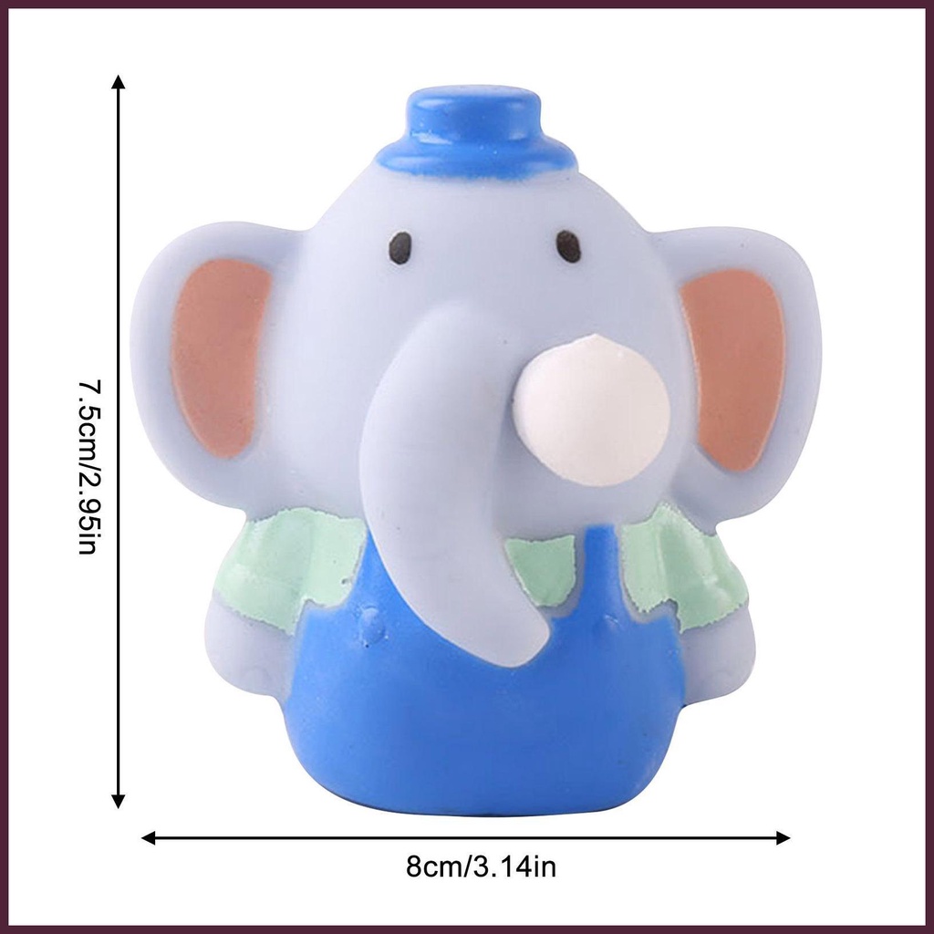 Đồ Chơi Xốp Squishy Giảm Stress Hình Voi Con Dễ Thương Cho Bé