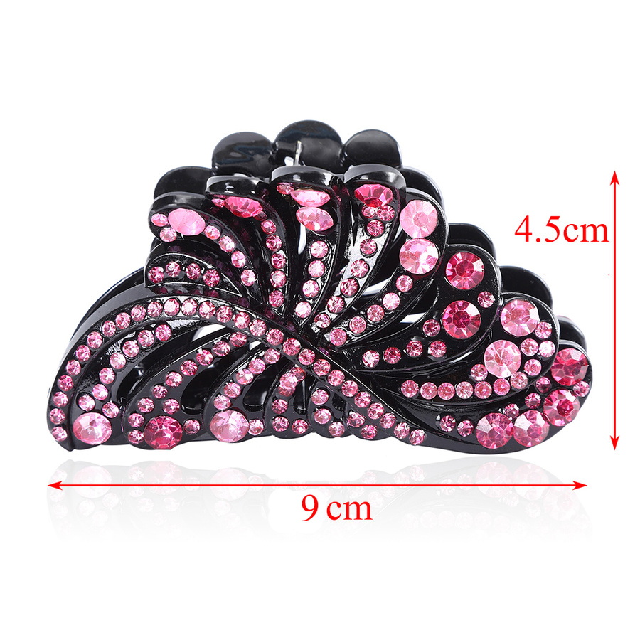 Kẹp tóc đính đá phong cách retro sang trọng