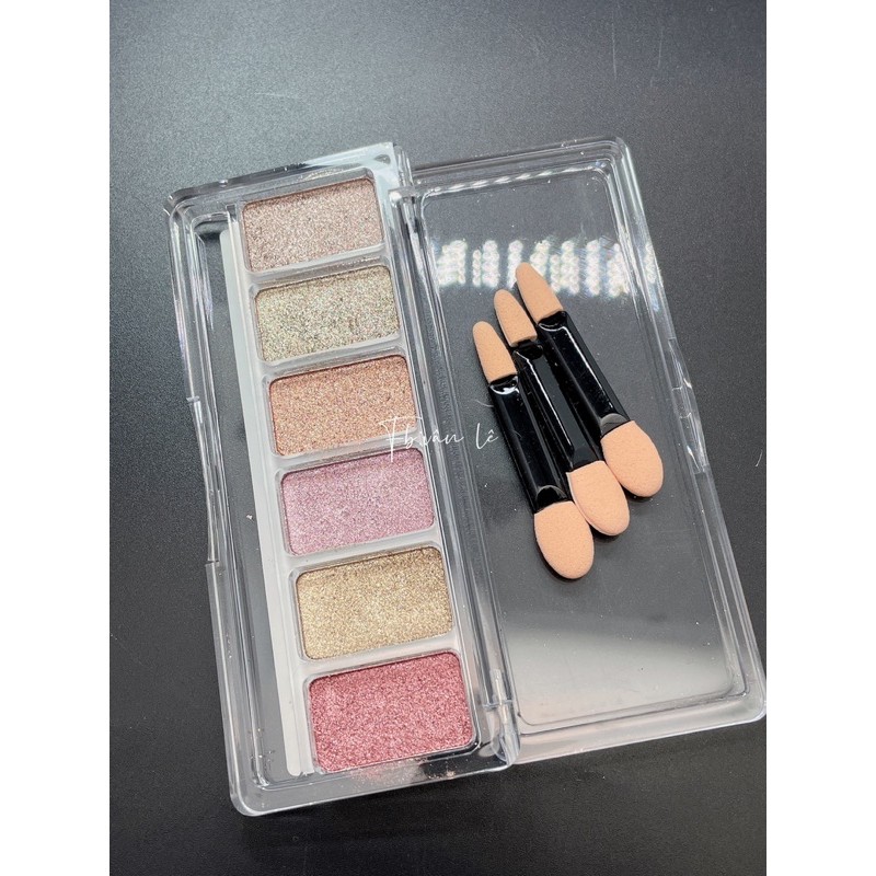 bột nén tráng gương 6 màu trang trí nail