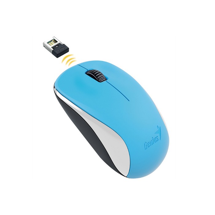 Chuột quang không dây Genius NX 7000 (Xanh da trời)