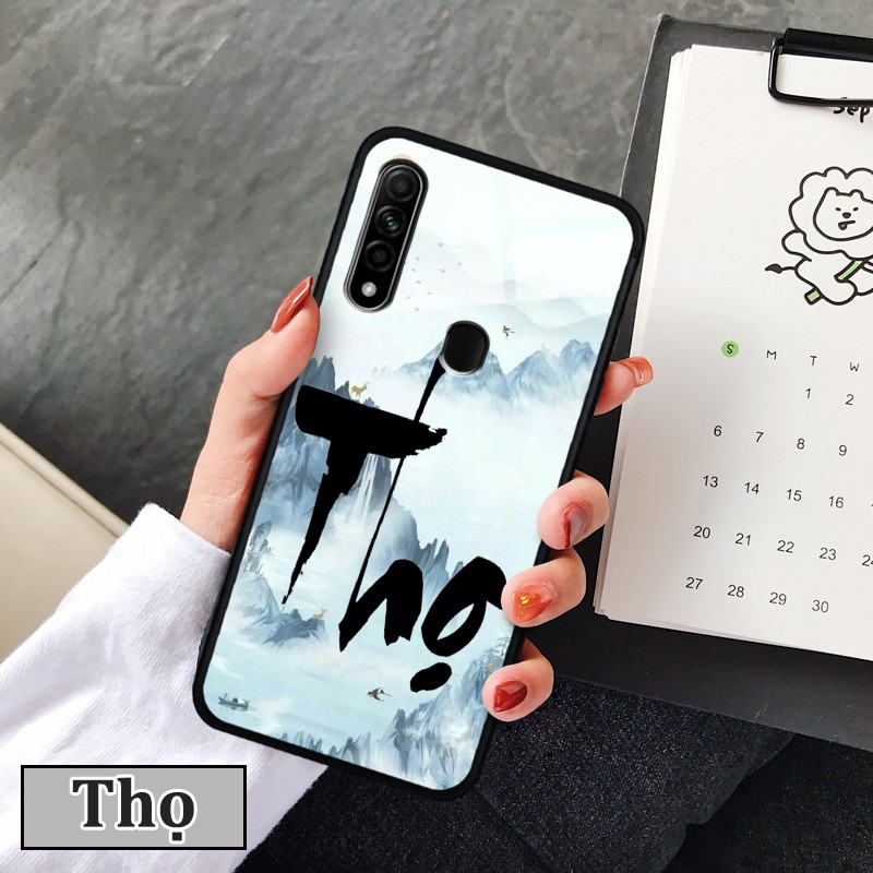 Ốp lưng  Oppo A3 2020-in chữ thư pháp