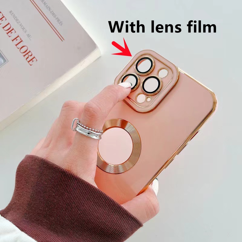 Ốp Điện Thoại Silicon Mềm In Logo Sang Trọng Cho iPhone 13 11 12 Pro Max XR XS Max 7 8 Plus