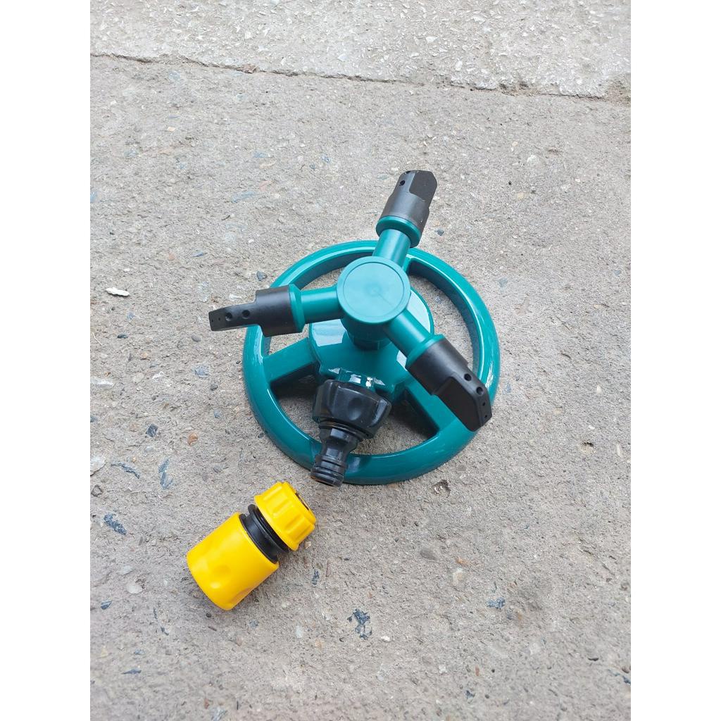 Vòi phun nước tưới cây tự động 3 trục xoay 360 độ đầu nhỏ