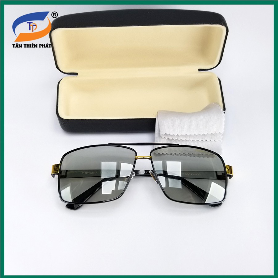 Kính mát nam đổi màu đi ngày và đêm 8031 - Tròng kính Polarized phân cực, chống nắng, chống UV - Mắt kiếng nam đi đêm