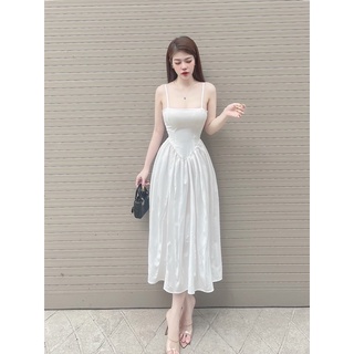 [ảnh thật] Đầm maxi 2 dây sang chảnh