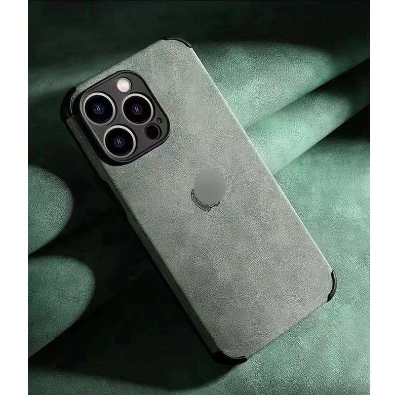 Ốp Điện Thoại Da Chống Sốc Phong Cách Vintage Cho IPhone 13 12 11 Pro Max