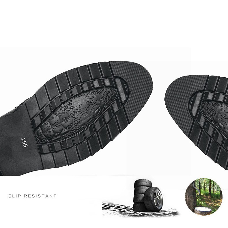 Men's leather shoes with luxurious tassels