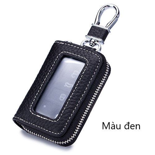 Ví Móc Chìa Khoá Ô Tô, Xe Máy Chất Liệu Da Bò Cao Cấp Bền Màu - V5602