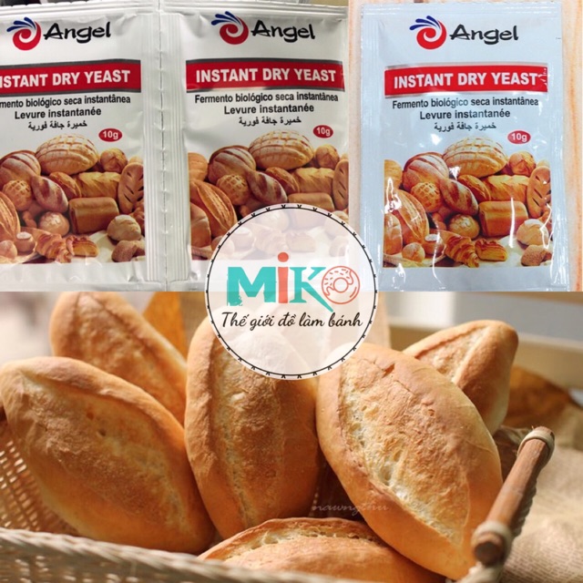Men khô Lạt Angel 10gr / Instant dry yeast