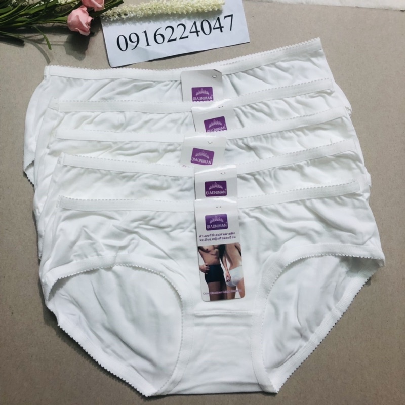 Set 10c quần lót học sinh, quần lót nữ cotton