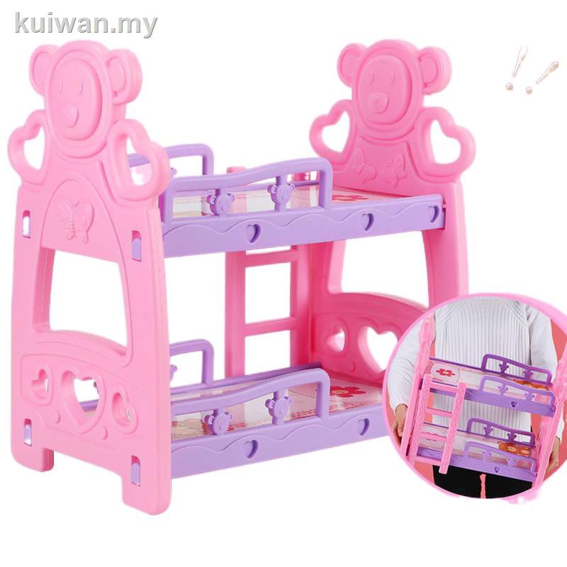 Bộ Đồ Chơi Giường Ngủ Búp Bê Barbie Kiểu Dáng Sang Trọng