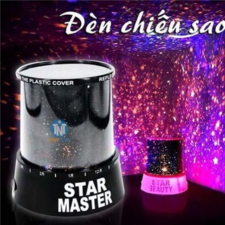 Đèn chiếu sao tự xoay 360 độ star master huyền ảo lãng mạn nhiều màu sắc cho phòng ngủ, phòng khách, phòng karaoke