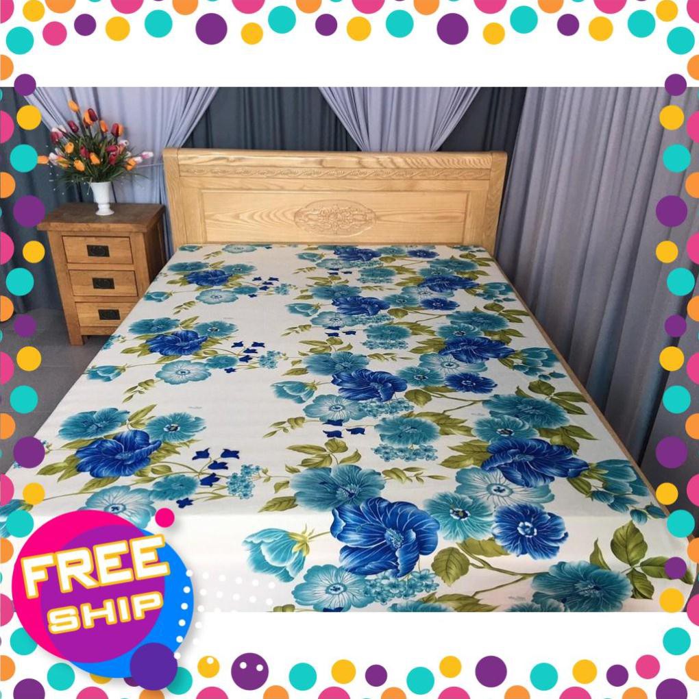 [XẢ KHO]  Bộ Drap Thun Hàn Quốc HOA MẪU MỚI Mát Lạnh { 4 món }