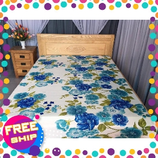 [XẢ KHO]  Bộ Drap Thun Hàn Quốc HOA MẪU MỚI Mát Lạnh { 4 món }