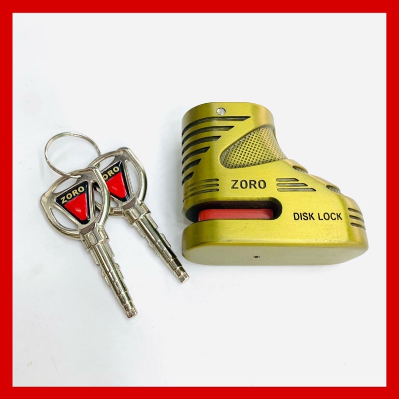 ổ khóa đĩa xe máy ZORO⚡FREE SHIP⚡Khóa Đĩa Xe Máy Chống Trộm,Ổ Khoá Gắn Đĩa Xe,ổ khóa chống trộm xe (Chính Hãng)