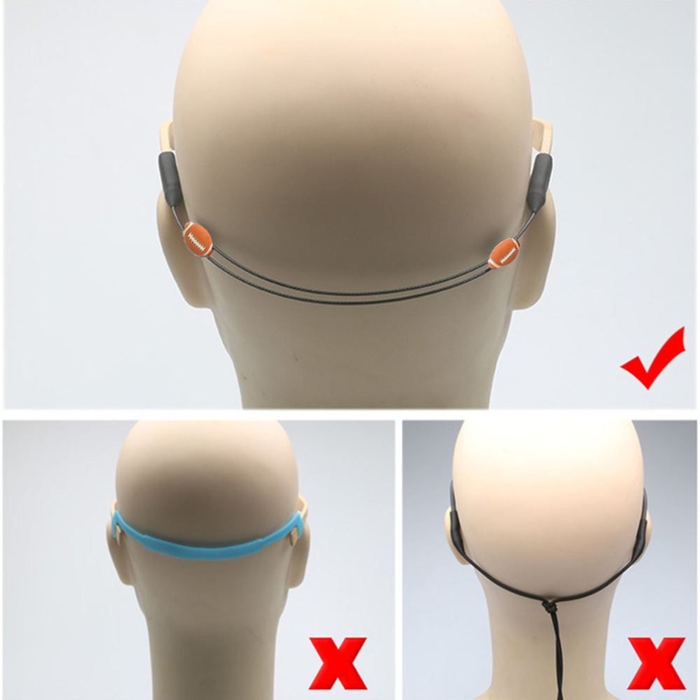 Dây Đeo Kính Bằng Silicon Chống Trượt Tiện Dụng Khi Chơi Thể Thao