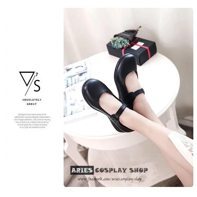 Giày búp bê - Giày hóa trang Cosplay - Giày lolita (Aries Cos) | BigBuy360 - bigbuy360.vn
