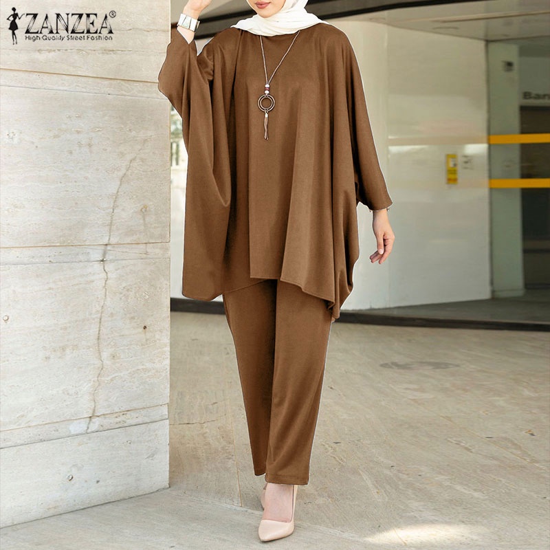Set đồ ZANZEA phong cách Hồi giáo thời trang cho nữ