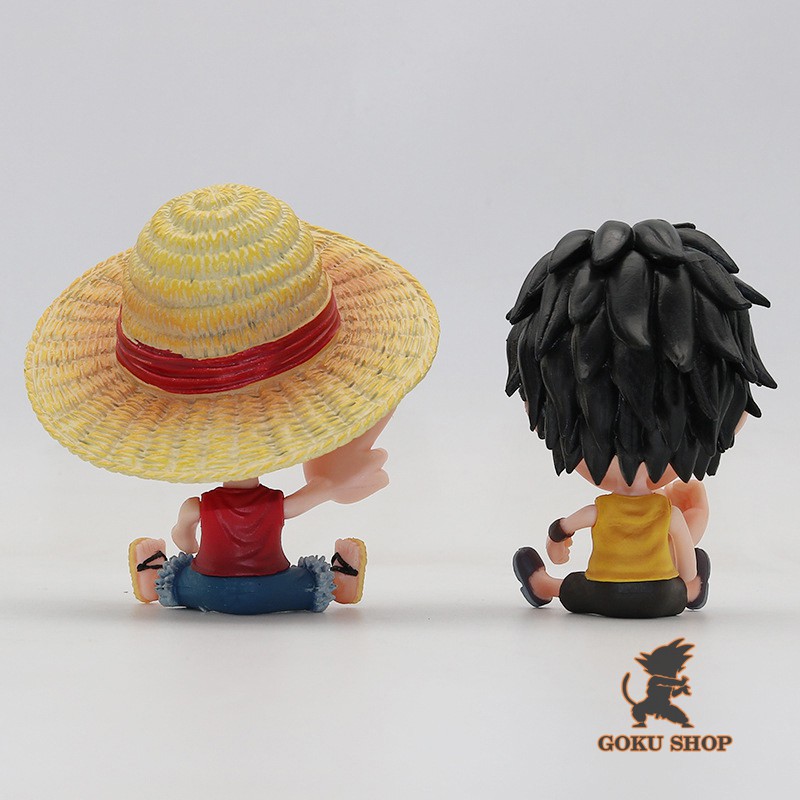 ẢNH THẬT] Mô hình Luffy mũ rơm Chibi One Piece Cao 9cm - Tượng Figure Monkey D.Luffy