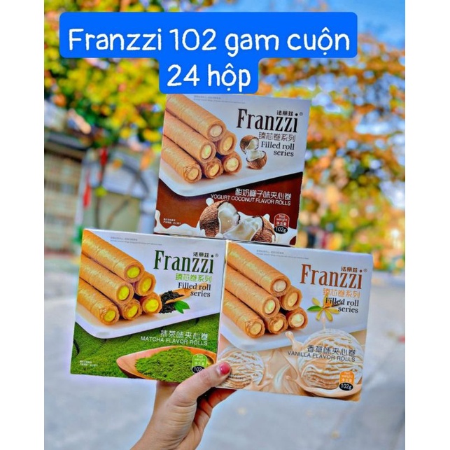 1 hộp bánh quy Franzzi hộp 58g, 85g, 115g Hongkong đủ vị