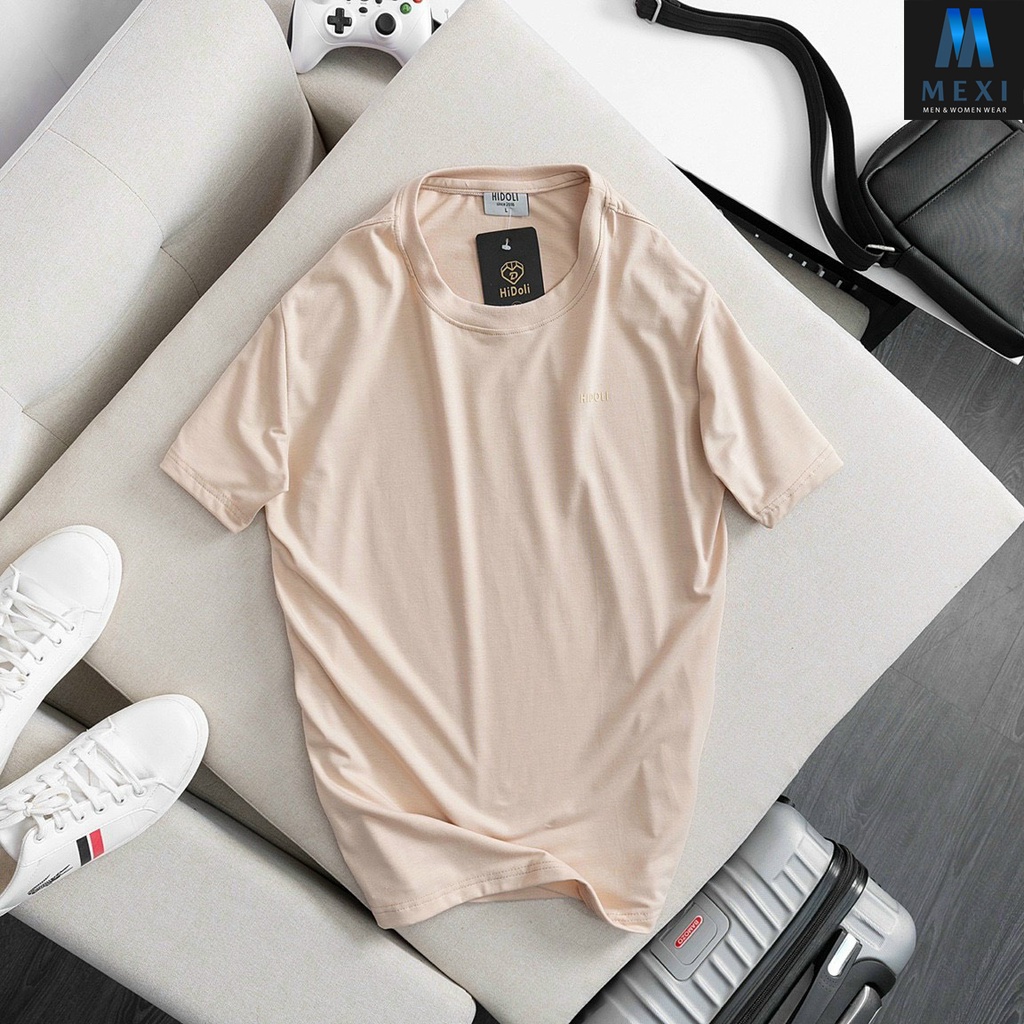 ÁO PHÔNG NAM NỮ, ÁO THUN CỘC TAY TRƠN COTTON HIDOLI LOẠI ĐẸP