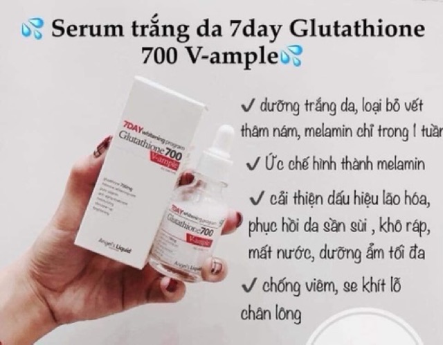 Tinh chất serum huyết thanh 7 dáy gluthatione