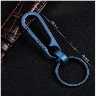 móc treo khóa titanium mini 45*18*5mm