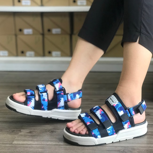 [Chính Hãng] Giày Sandal Vento Nam Nữ NV1001 - xanh dương (camo)