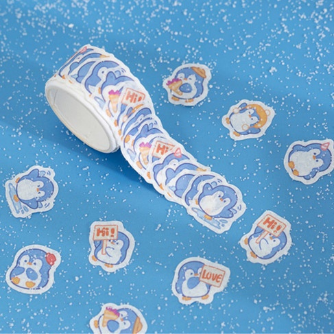 Băng Keo Washi Họa Tiết Hoạt Hình Dùng Trang Trí DIY