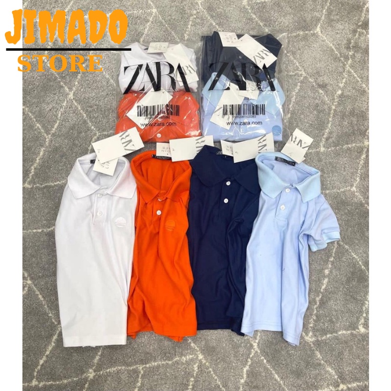 Áo polo bé Combo 2 áo thun cổ bẻ zr chất phông cá sấu đẹp cho bé JIMADO E2.068.XA.130