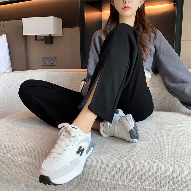 NRVP Quần Thể Thao Ống Rộng Phong Cách Thời Trang Hàn Quốc Dành Cho Nam Và Nữ