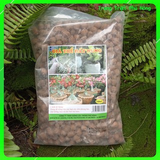 Giá Thể ĐấT Nung TrồNg Cây Phú Nông - Gói 1DM3 (~1l)