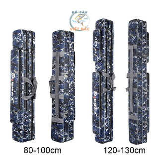  Bao đựng cần câu chất liệu vải rằn ri chống nước cao cấp Đồ Câu Việt Bắc 