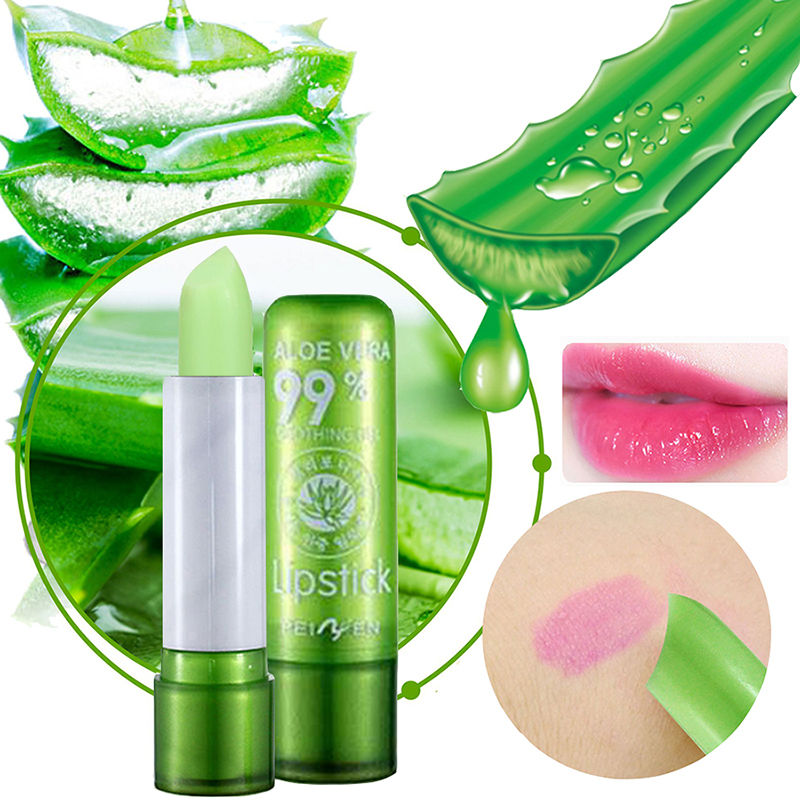 Classic aloe discoloration lipstick does not fade lipstick moisturizing and moistening anti dry cracking pregnant women can use lip balm.