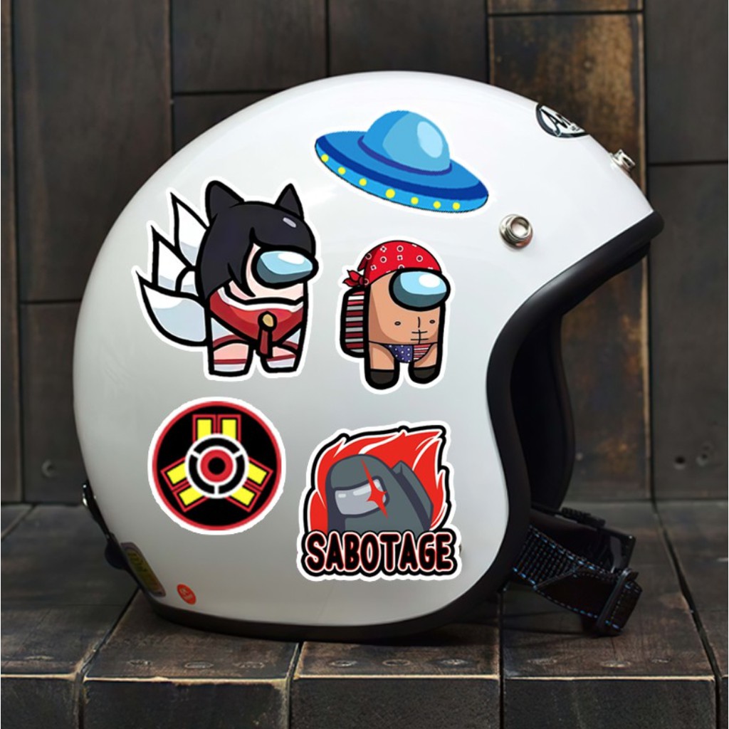 Sticker We Bare Bears chống nước sticker dán laptop, điện thoại, đàn guitar, dán mũ bảo hiểm, vali...